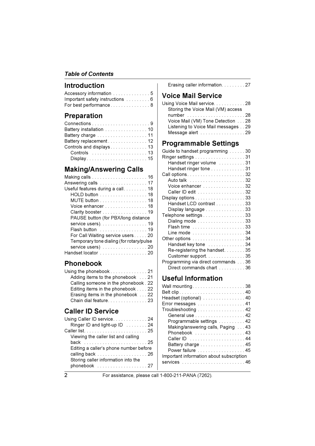 Panasonic KX-TG5428 operating instructions Introduction 