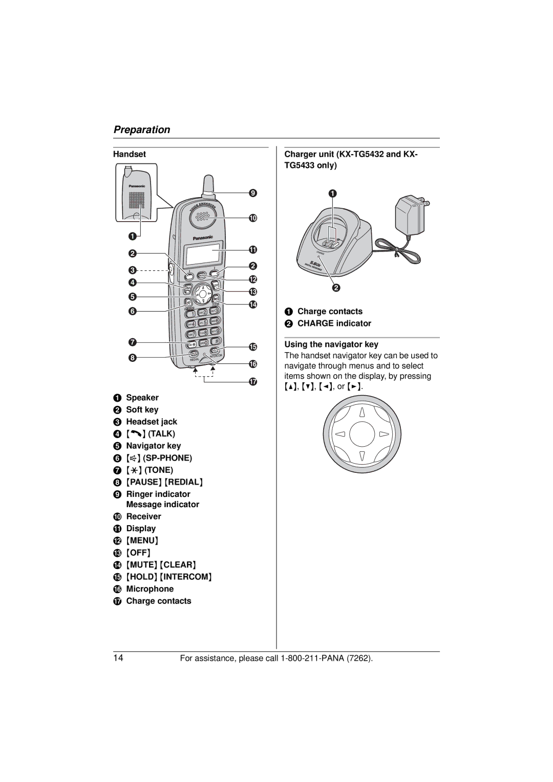 Panasonic KX-TG5433 operating instructions Pause Redial 