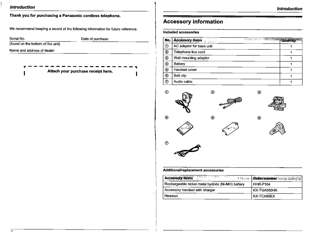 Panasonic KX-TG5561HK manual 