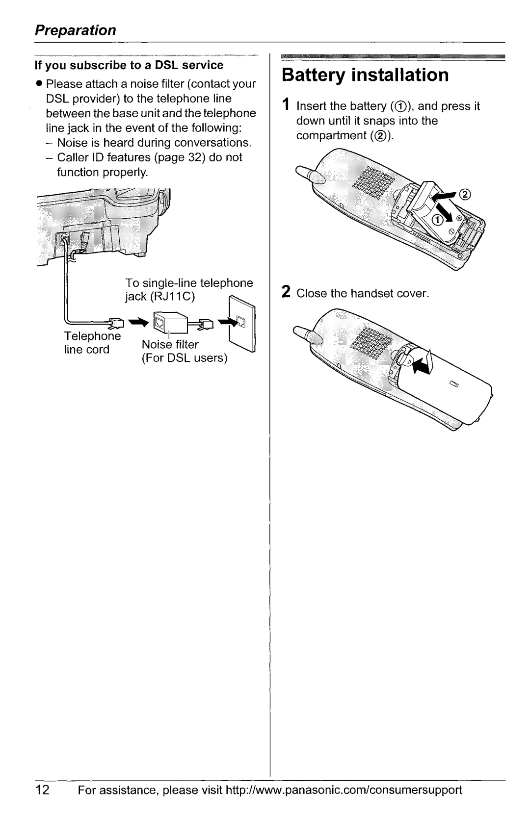 Panasonic KX-TG5566, KX-TG5561 manual 