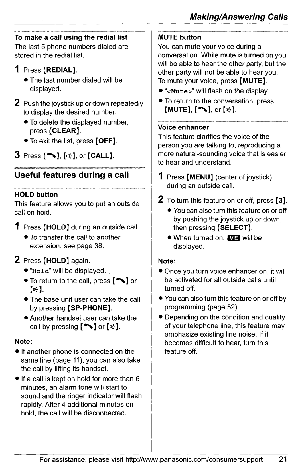 Panasonic KX-TG5561, KX-TG5566 manual 