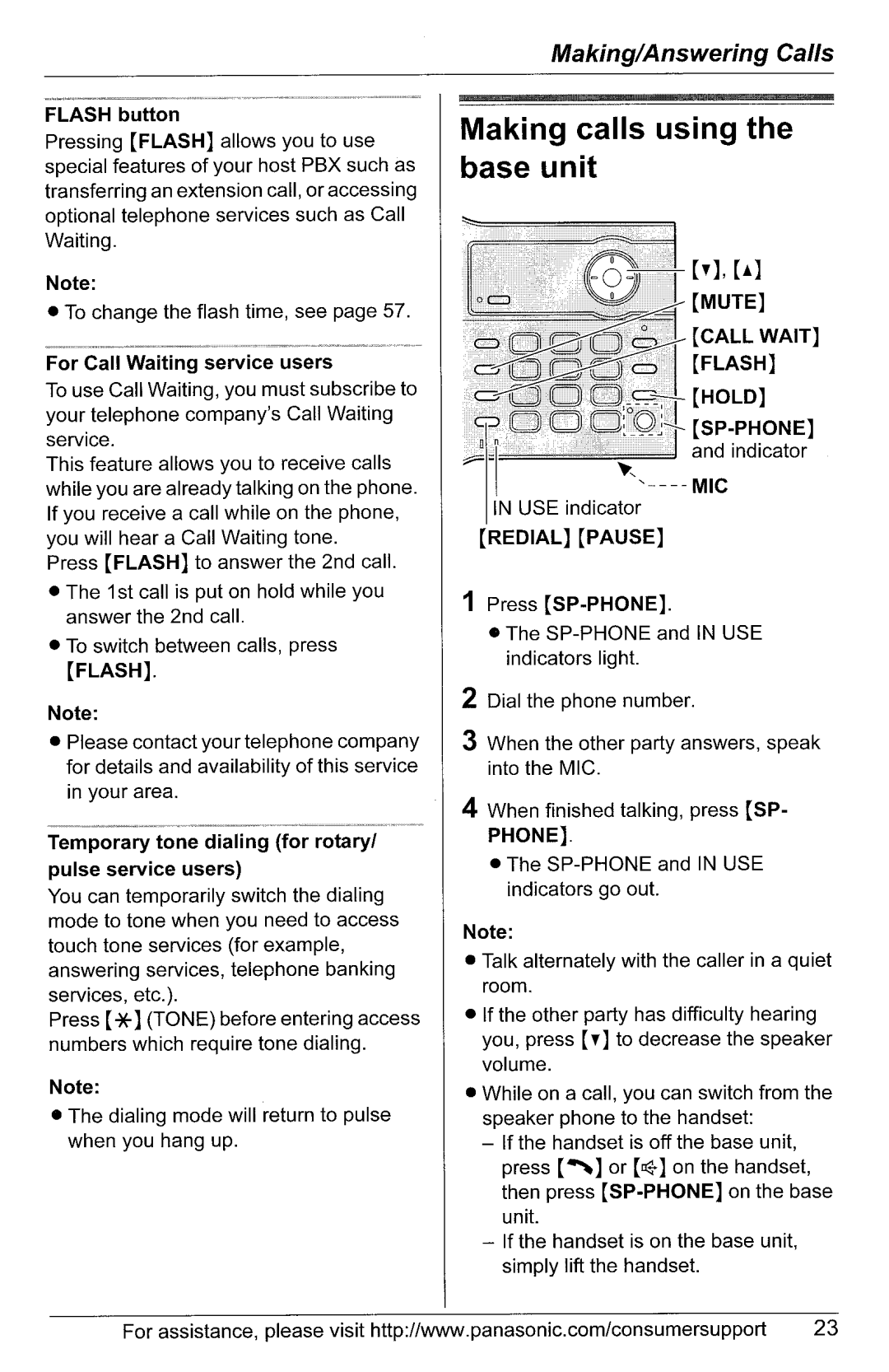 Panasonic KX-TG5561, KX-TG5566 manual 