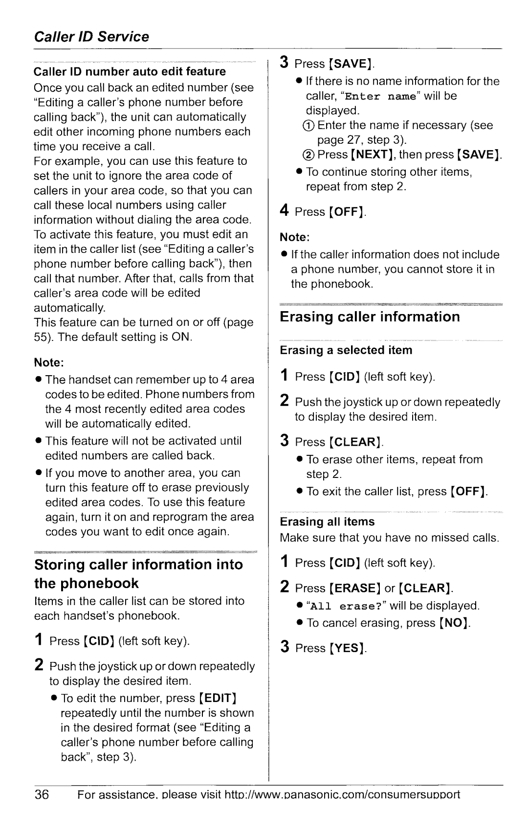 Panasonic KX-TG5566, KX-TG5561 manual 