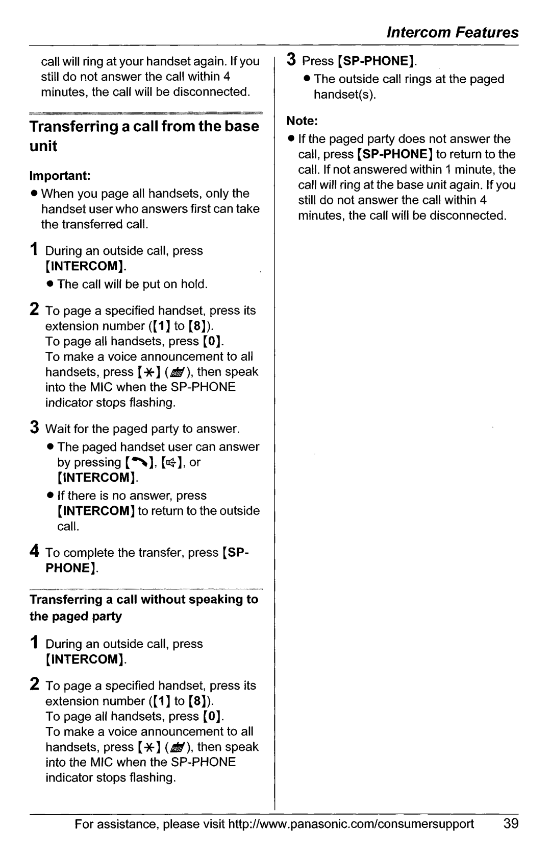 Panasonic KX-TG5561, KX-TG5566 manual 