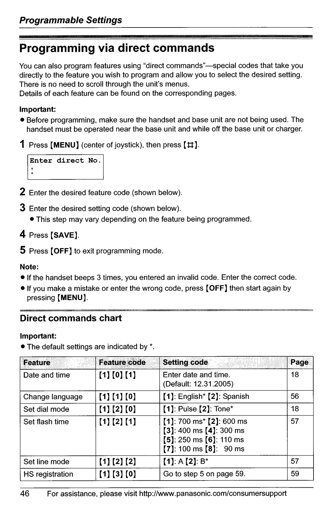 Panasonic KX-TG5566, KX-TG5561 manual 