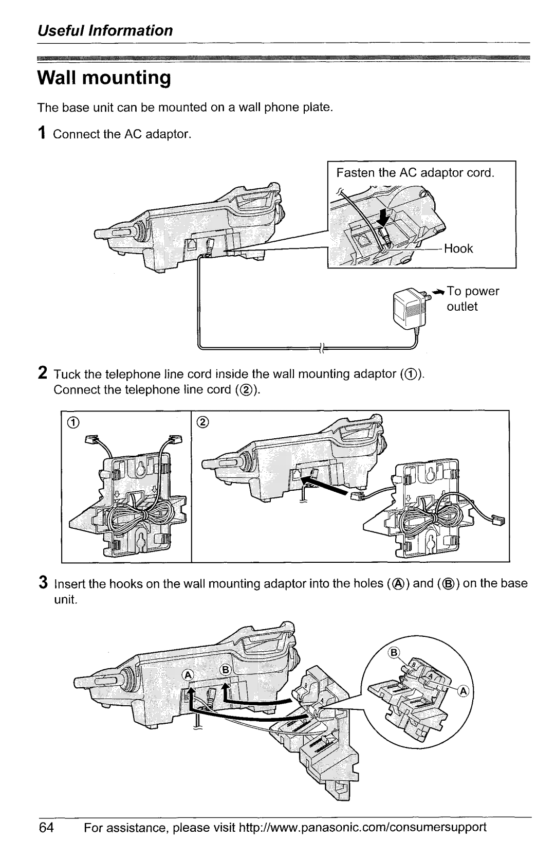 Panasonic KX-TG5566, KX-TG5561 manual 