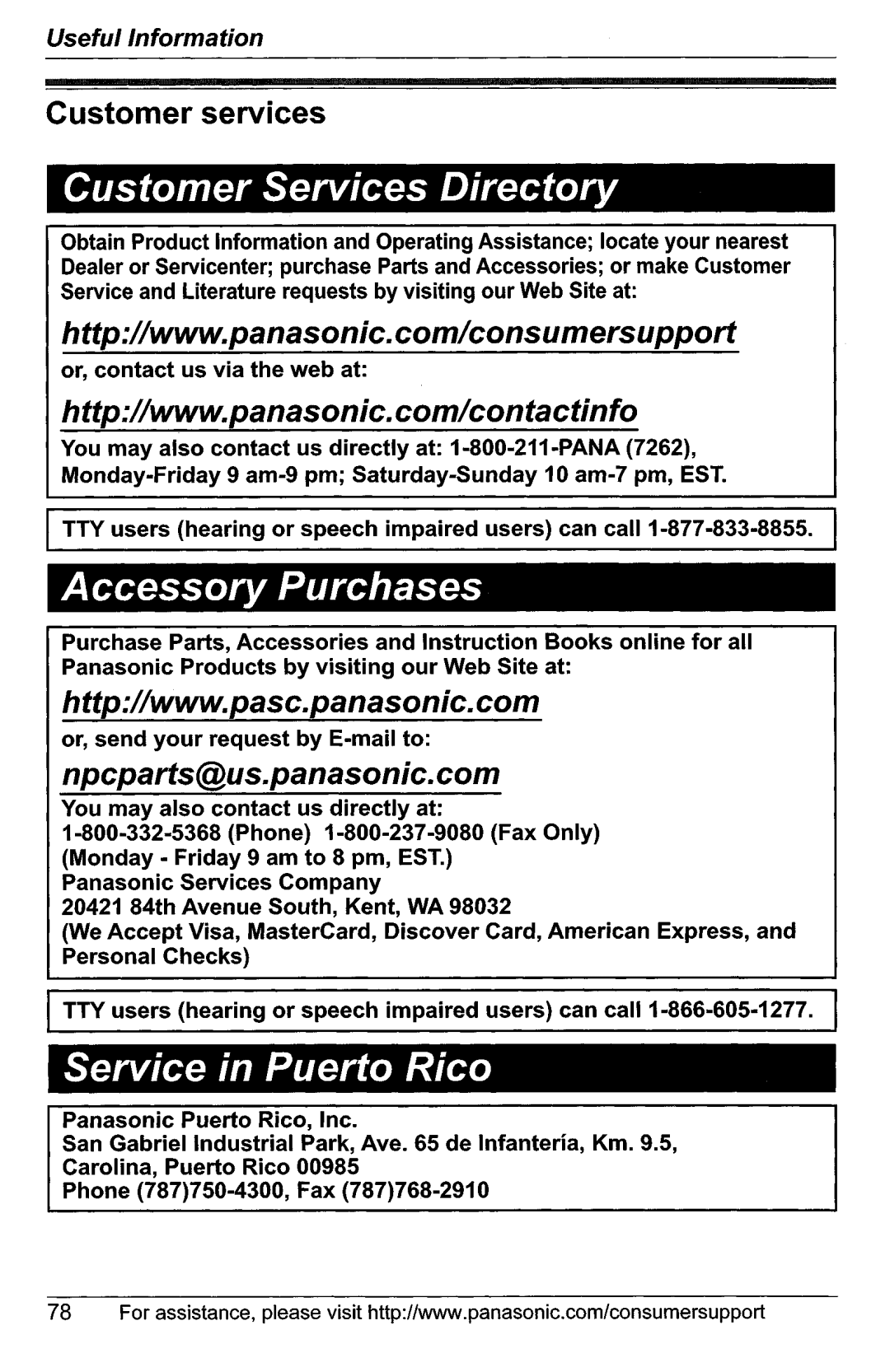 Panasonic KX-TG5566, KX-TG5561 manual 