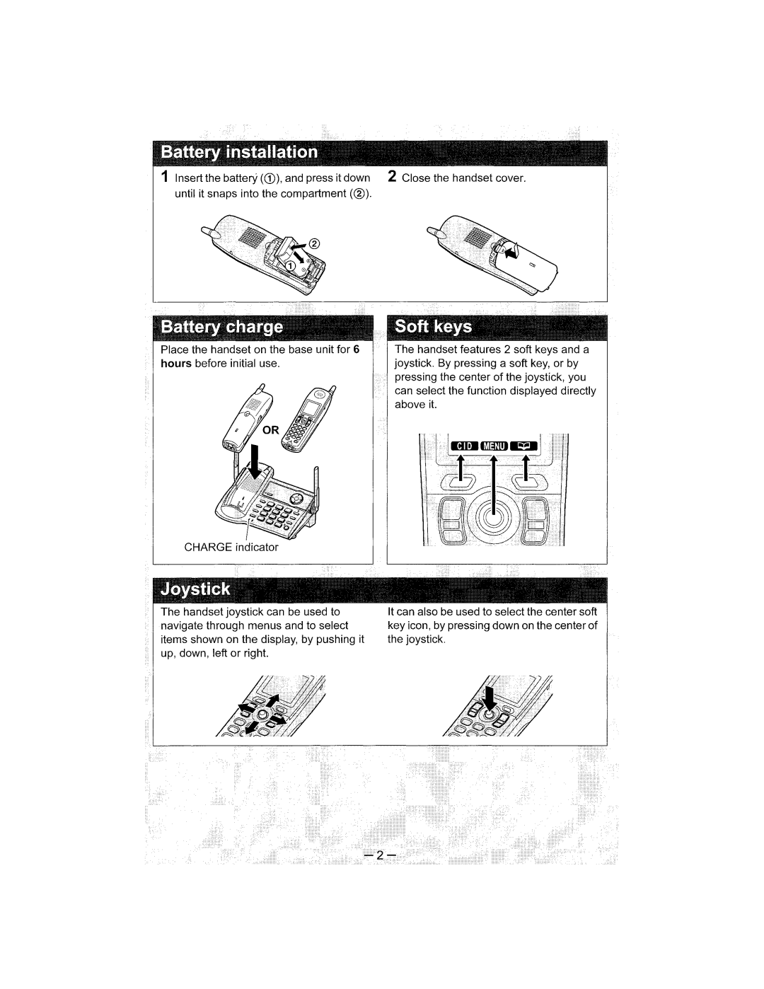 Panasonic KX-TG5566, KX-TG5561 manual 