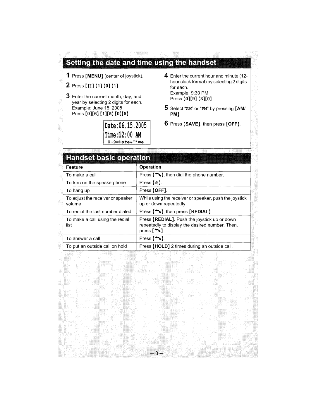 Panasonic KX-TG5561, KX-TG5566 manual 