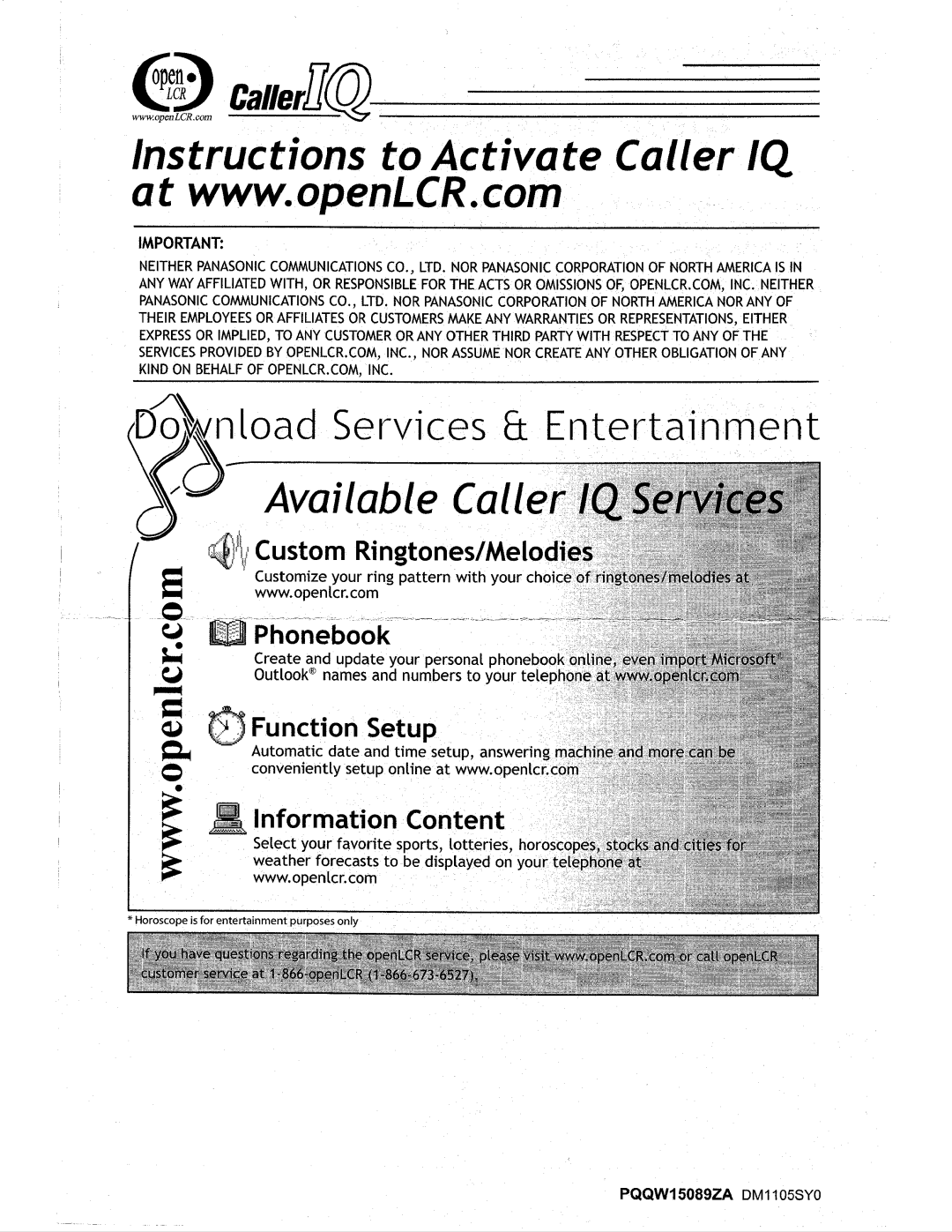 Panasonic KX-TG5632M operating instructions 