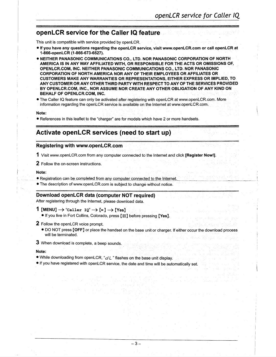 Panasonic KX-TG5632M operating instructions 