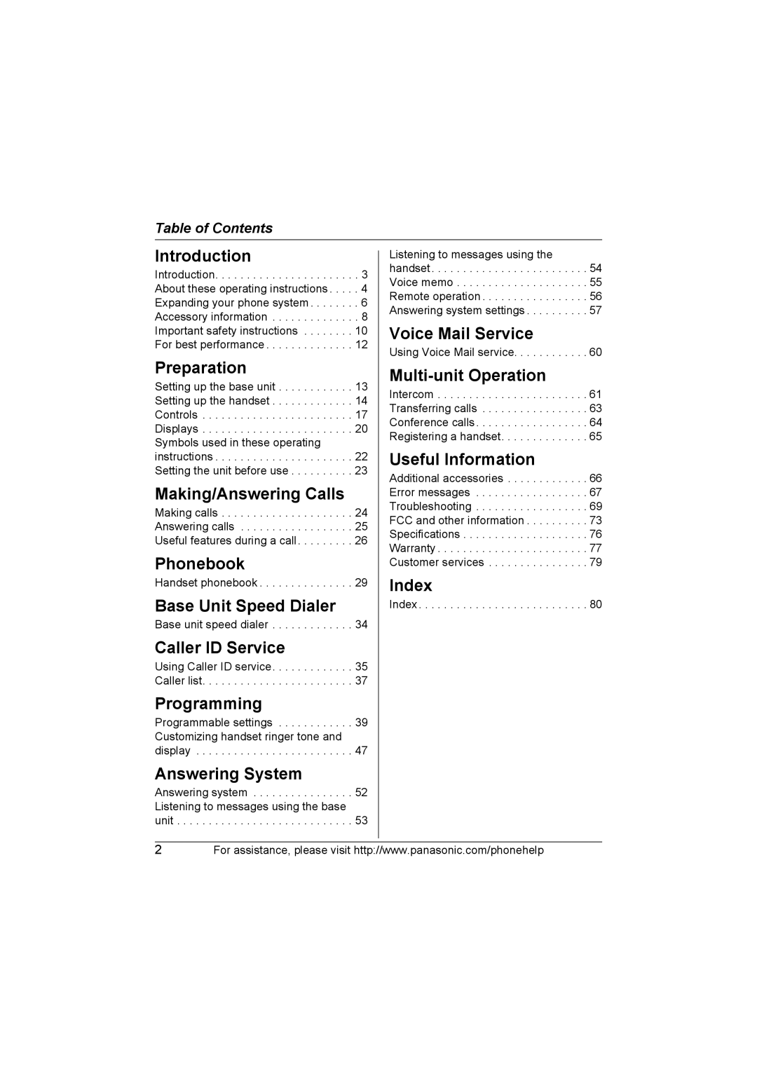 Panasonic KX-TG577 operating instructions Making/Answering Calls 