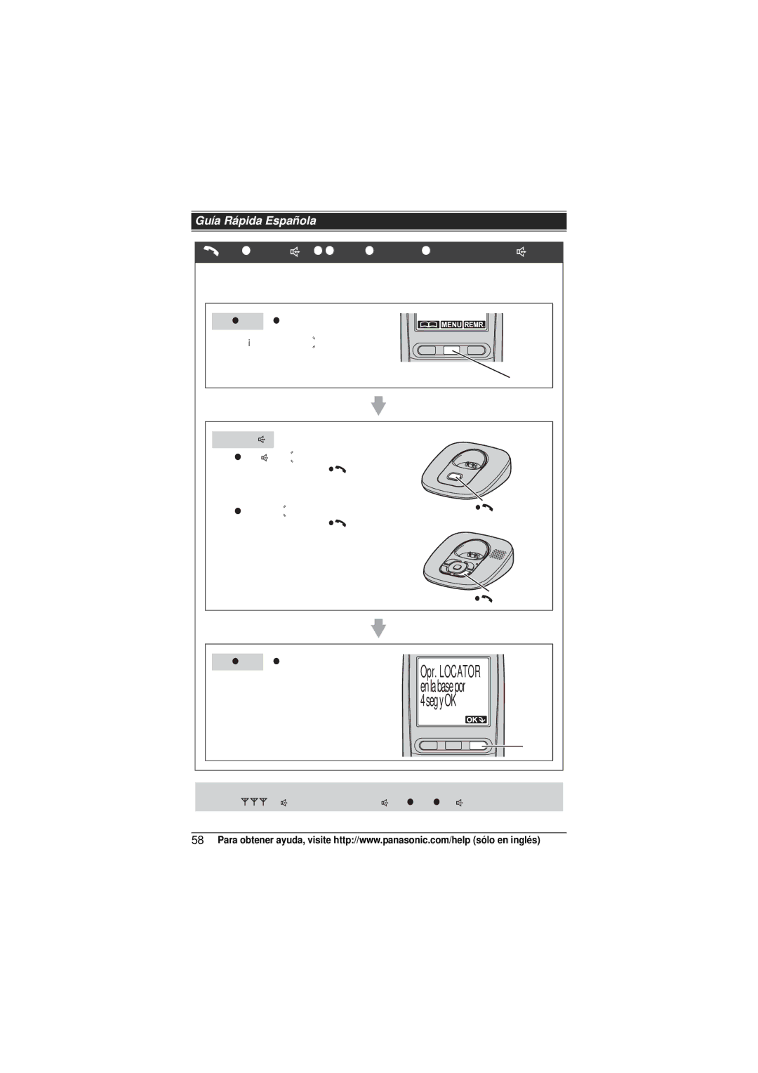 Panasonic KX-TG6412, KX-TG6473, KX-TG6411, KX-TG6413, KX-TG6423 Cómo registrar un auricular a una unidad base 