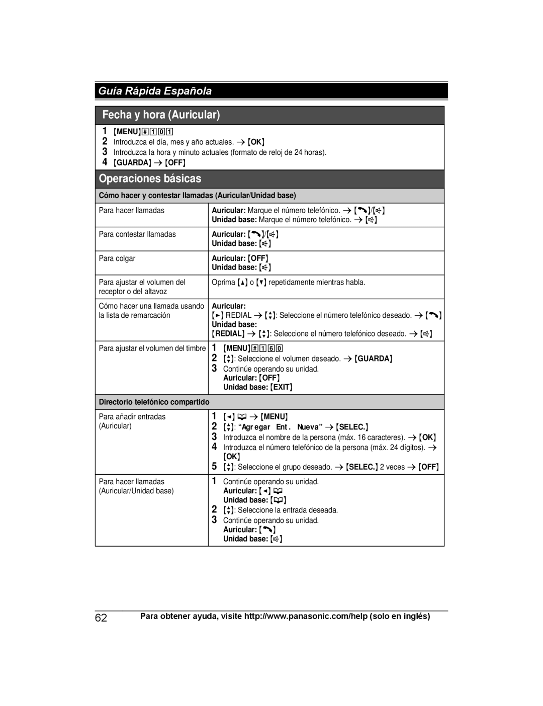 Panasonic KXTG6843B, KX-TG6873B, KXTG6842B, KXTG6845B operating instructions Agregar Ent. Nueva s Selec 