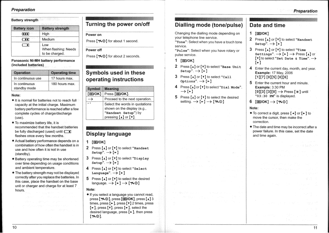 Panasonic KX-TG7102HK, KX-TG7100HK manual 