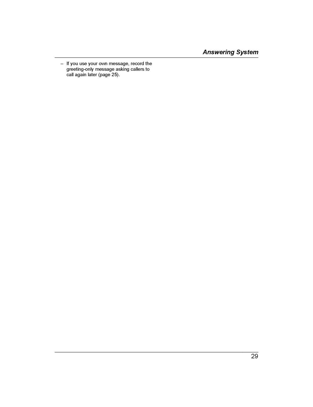 Panasonic KX-TG2721AL, KX-TG722AL operating instructions Answering System 