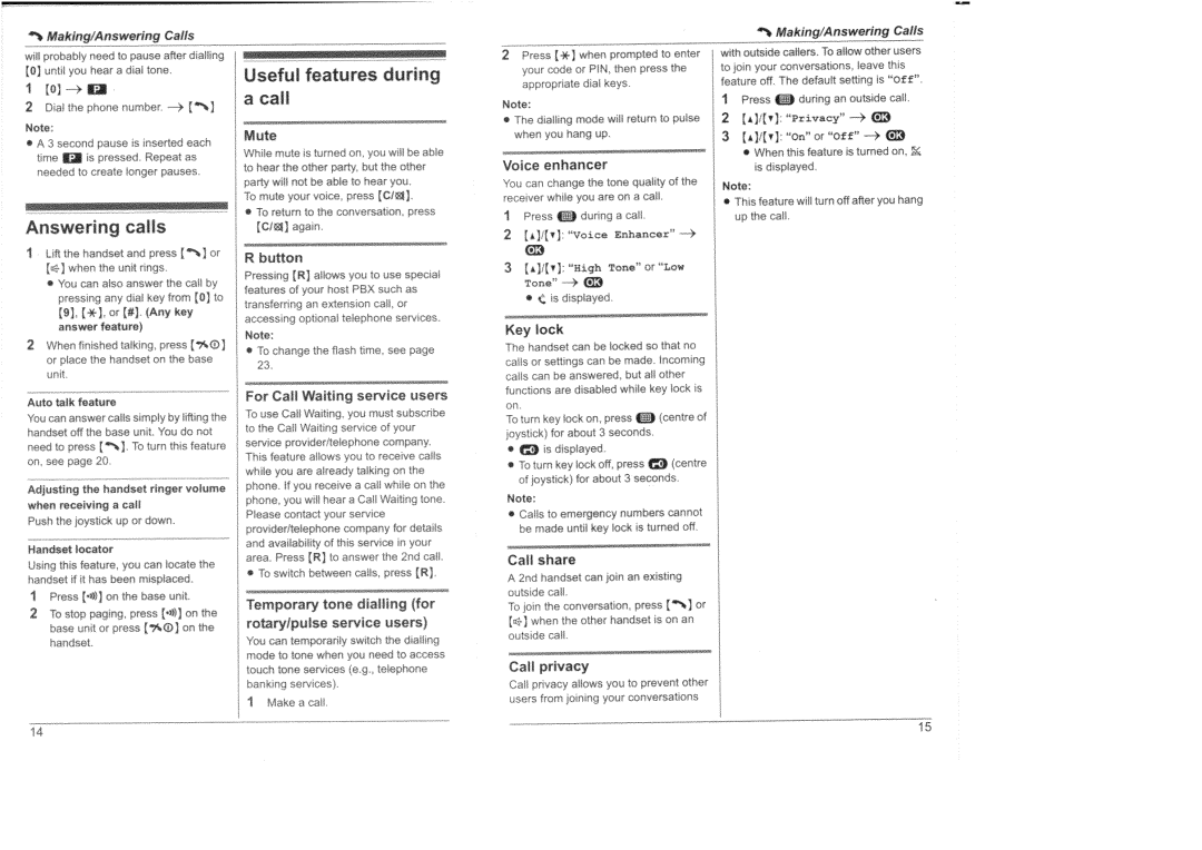 Panasonic KX-TG8200HK manual 