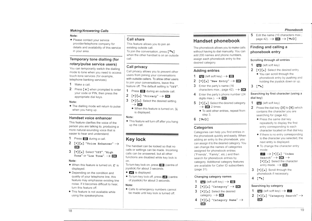 Panasonic KX-TG8301HK manual 