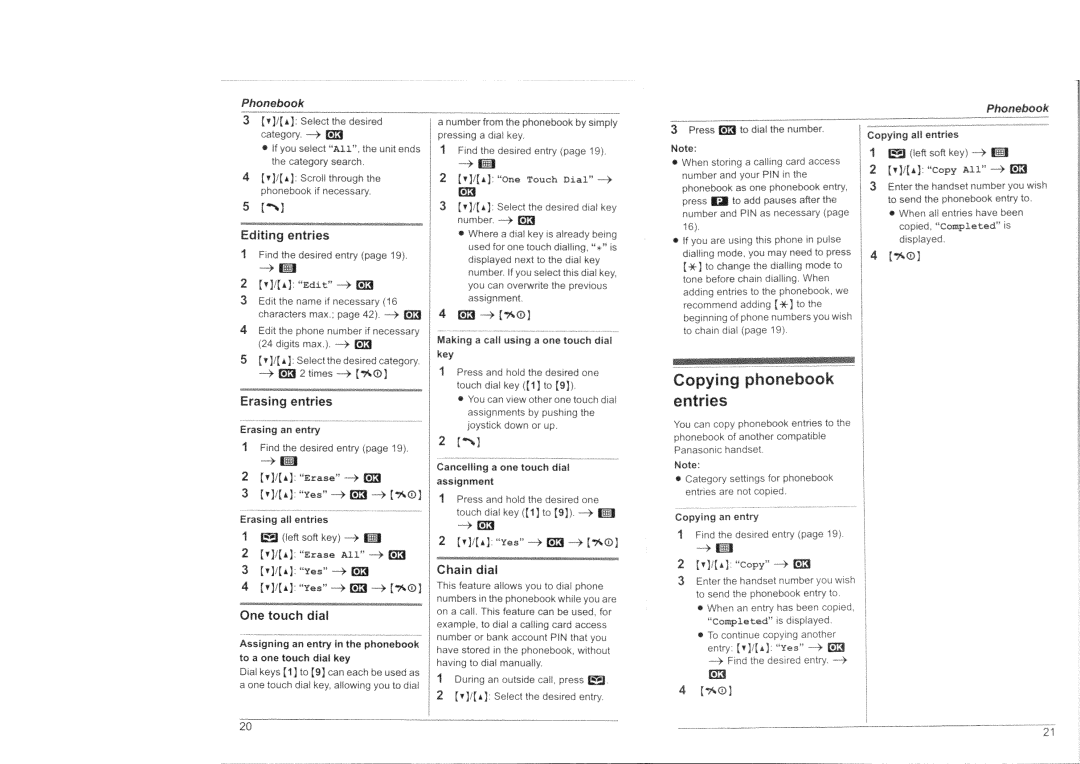 Panasonic KX-TG8301HK manual 