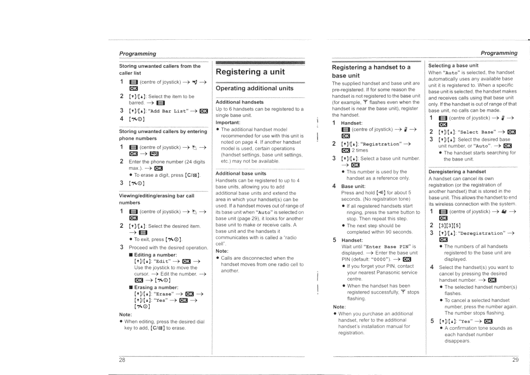 Panasonic KX-TG8301HK manual 