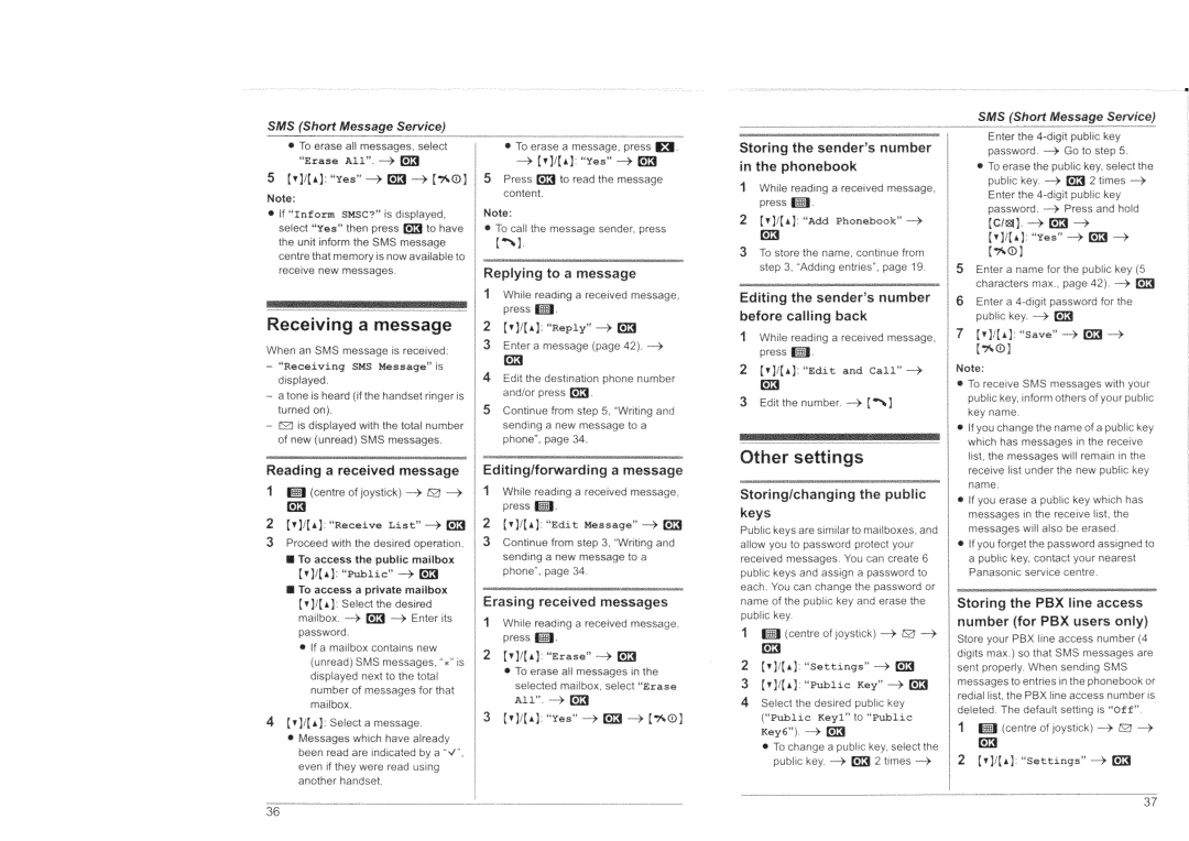 Panasonic KX-TG8301HK manual 