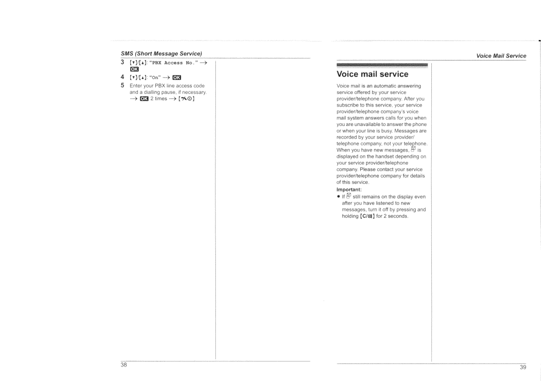 Panasonic KX-TG8301HK manual 