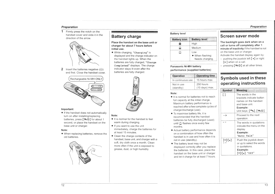 Panasonic KX-TG8301HK manual 