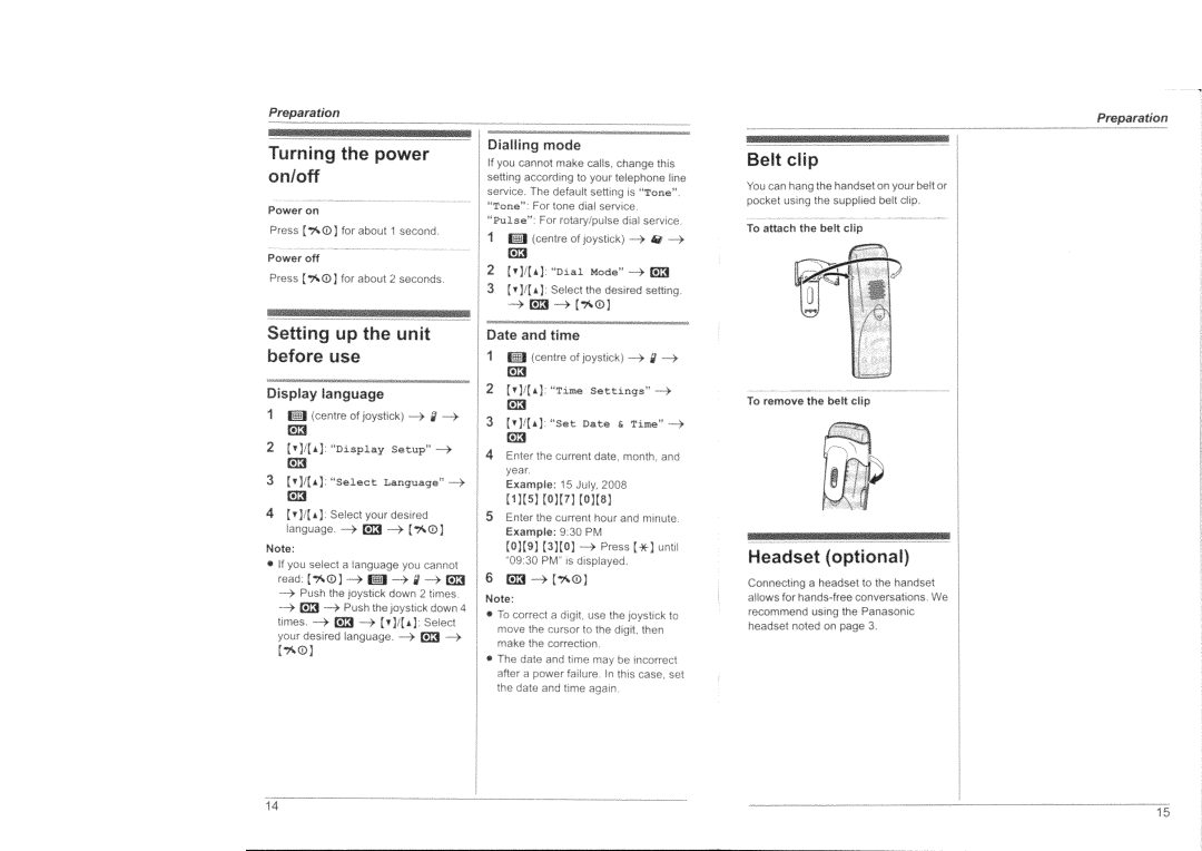 Panasonic KX-TG8301HK manual 