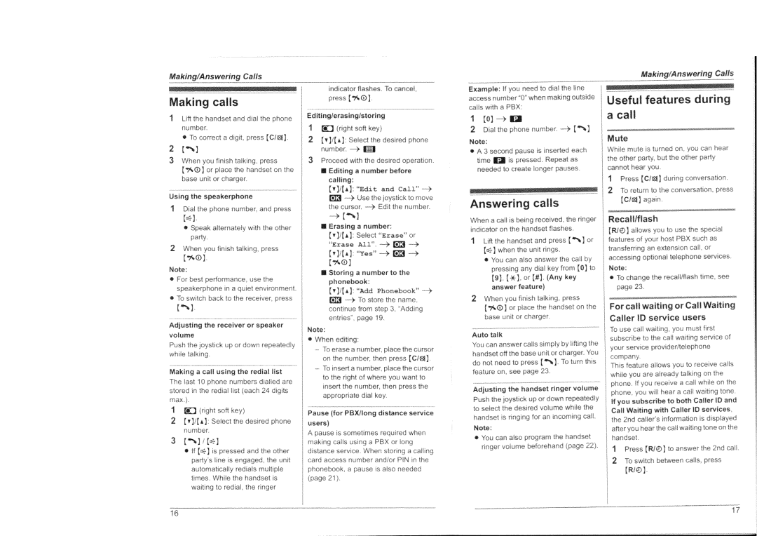 Panasonic KX-TG8301HK manual 