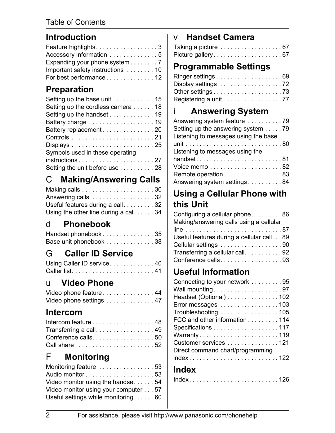 Panasonic KX-TH102-M operating instructions Phonebook 