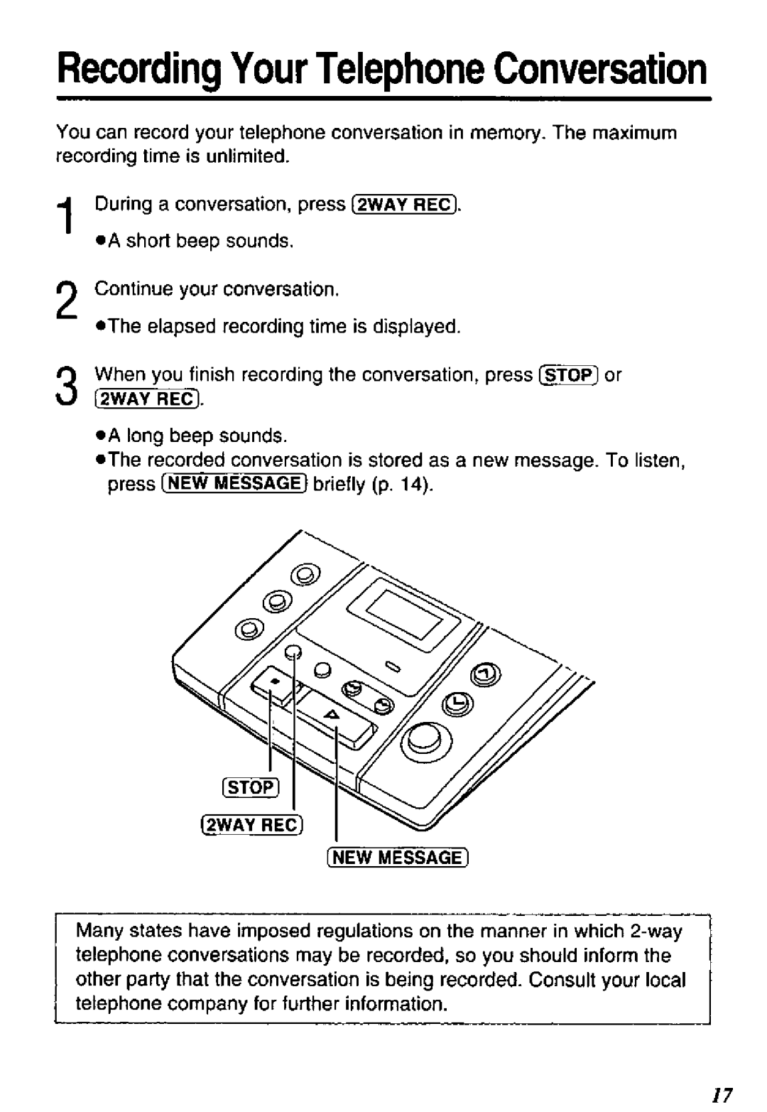 Panasonic KX-TM100B manual 