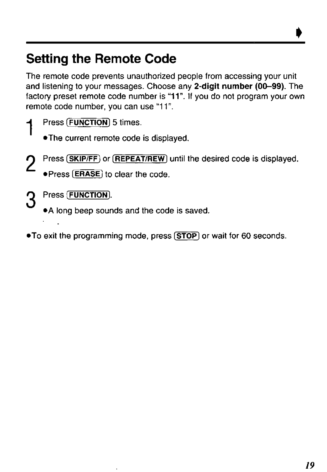 Panasonic KX-TM100B manual 