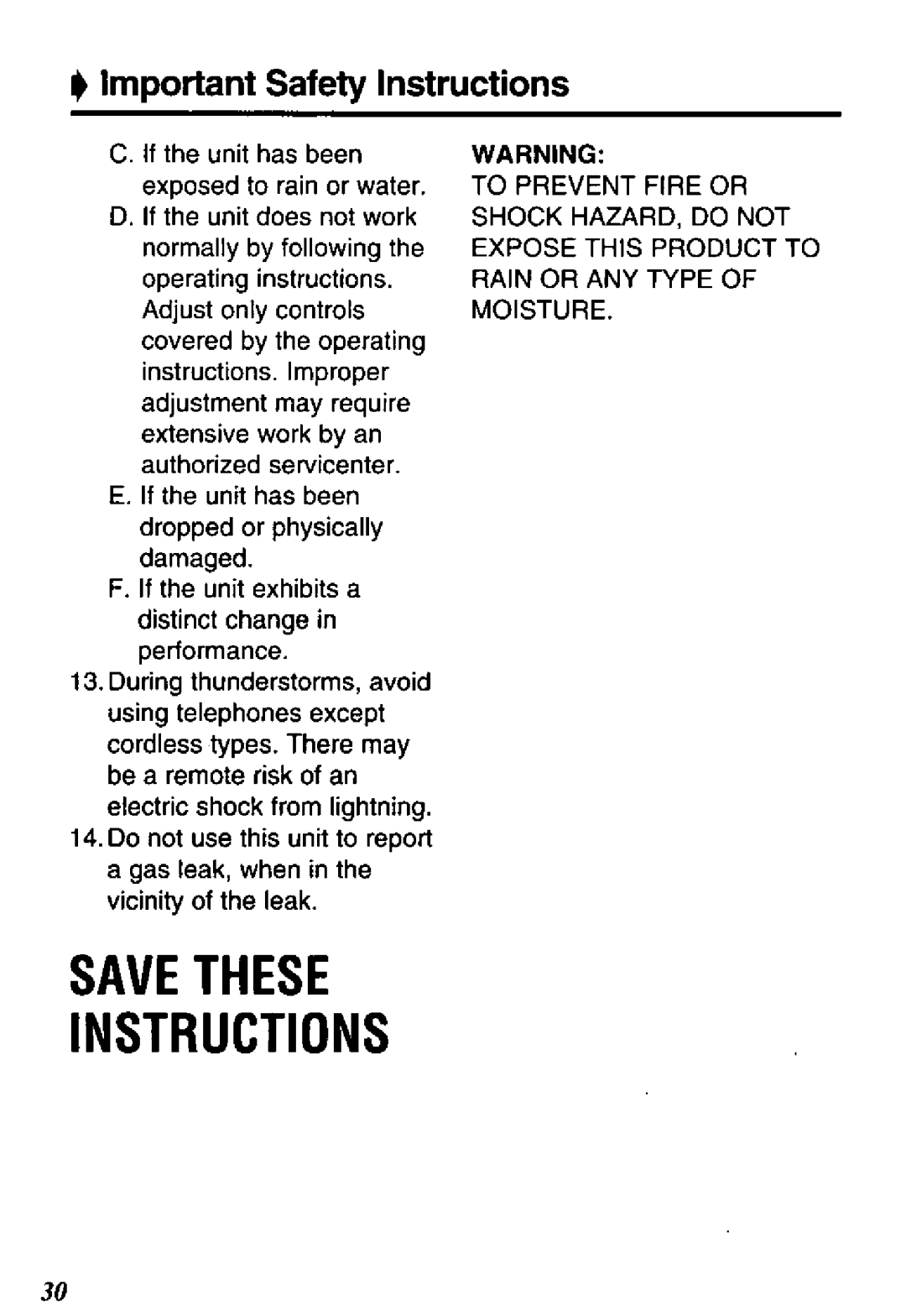 Panasonic KX-TM100B manual 