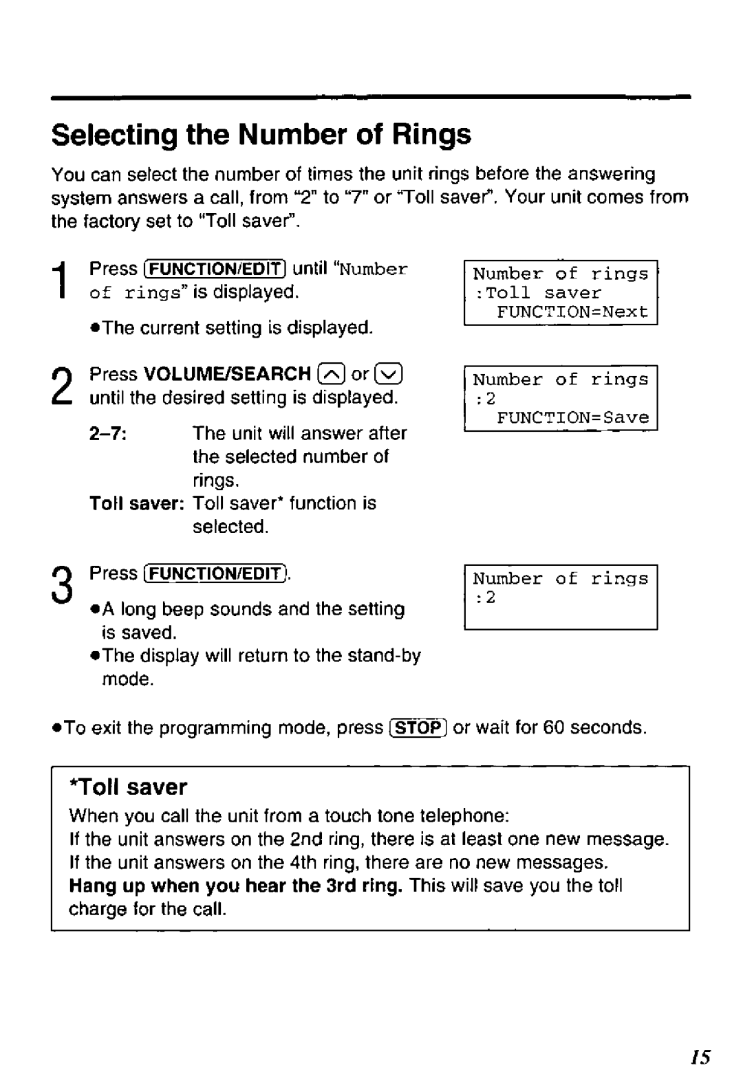 Panasonic KX-TM150B manual 