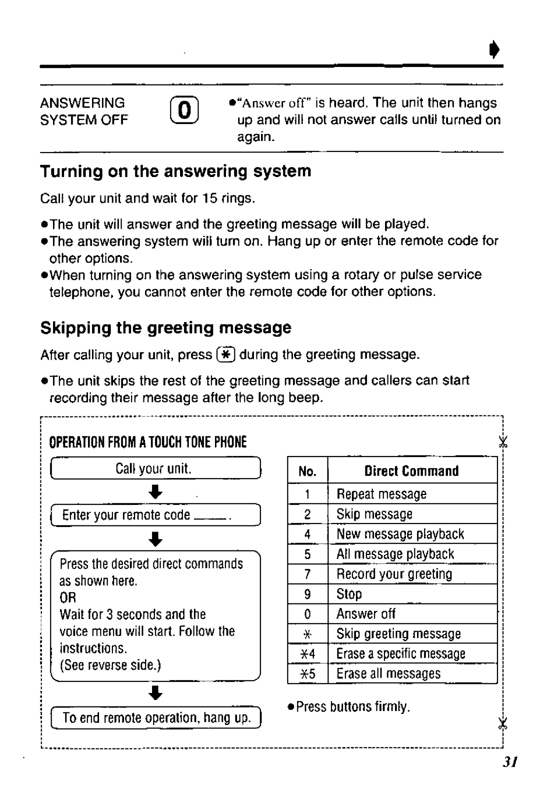 Panasonic KX-TM150B manual 