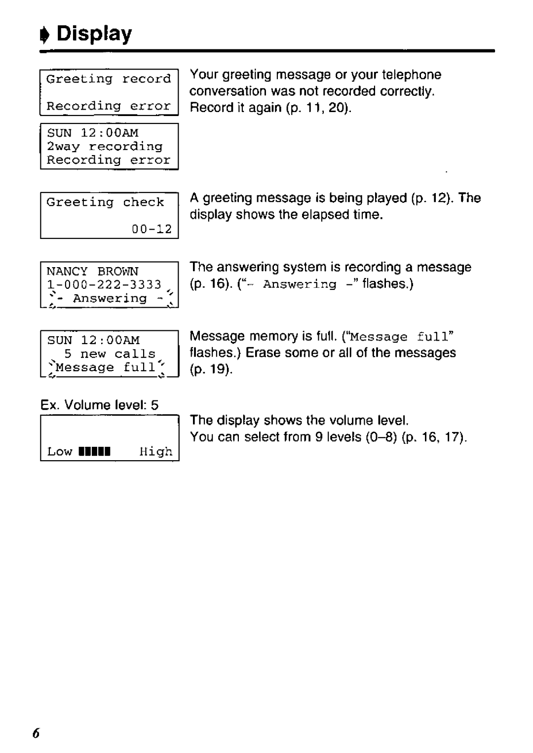 Panasonic KX-TM150B manual 