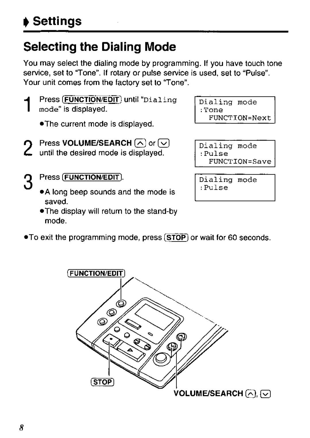 Panasonic KX-TM150B manual 