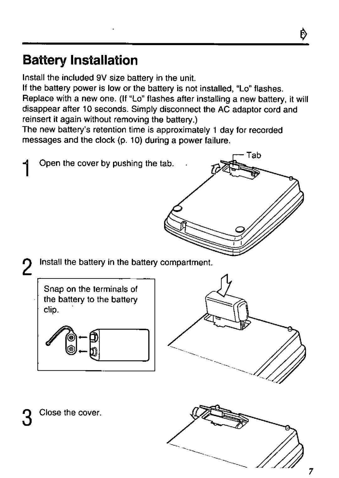 Panasonic KX-TM80-B, KX-TM80-W manual 