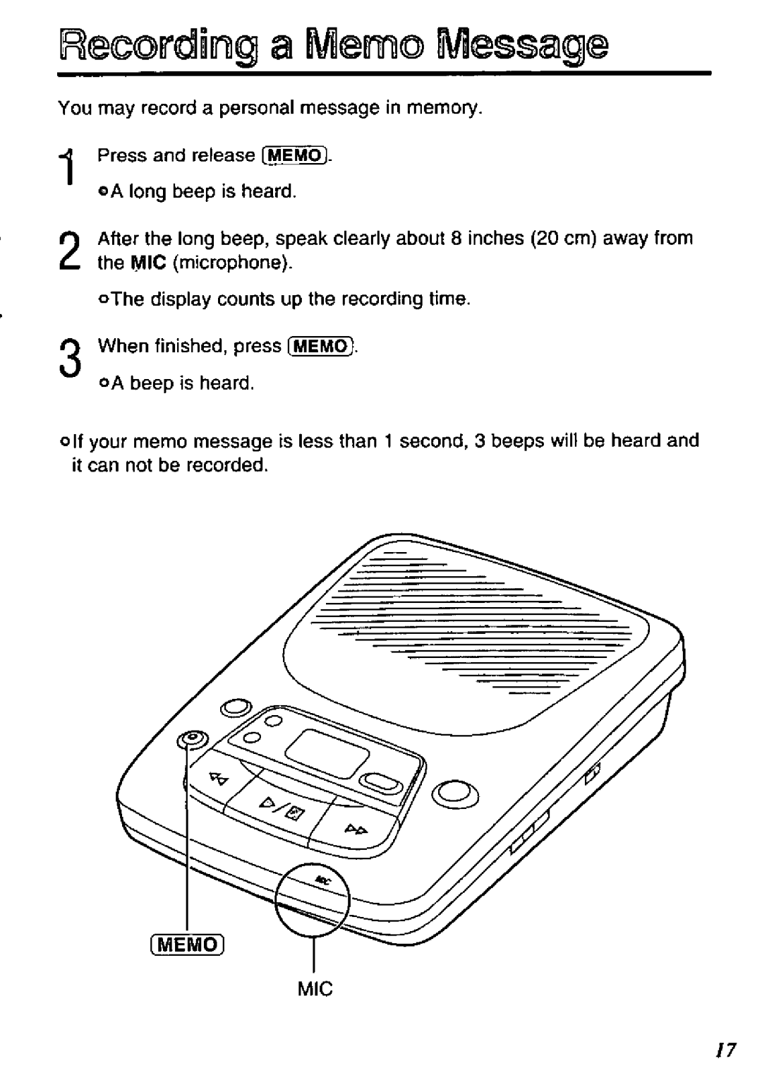 Panasonic KX-TM90-B manual 