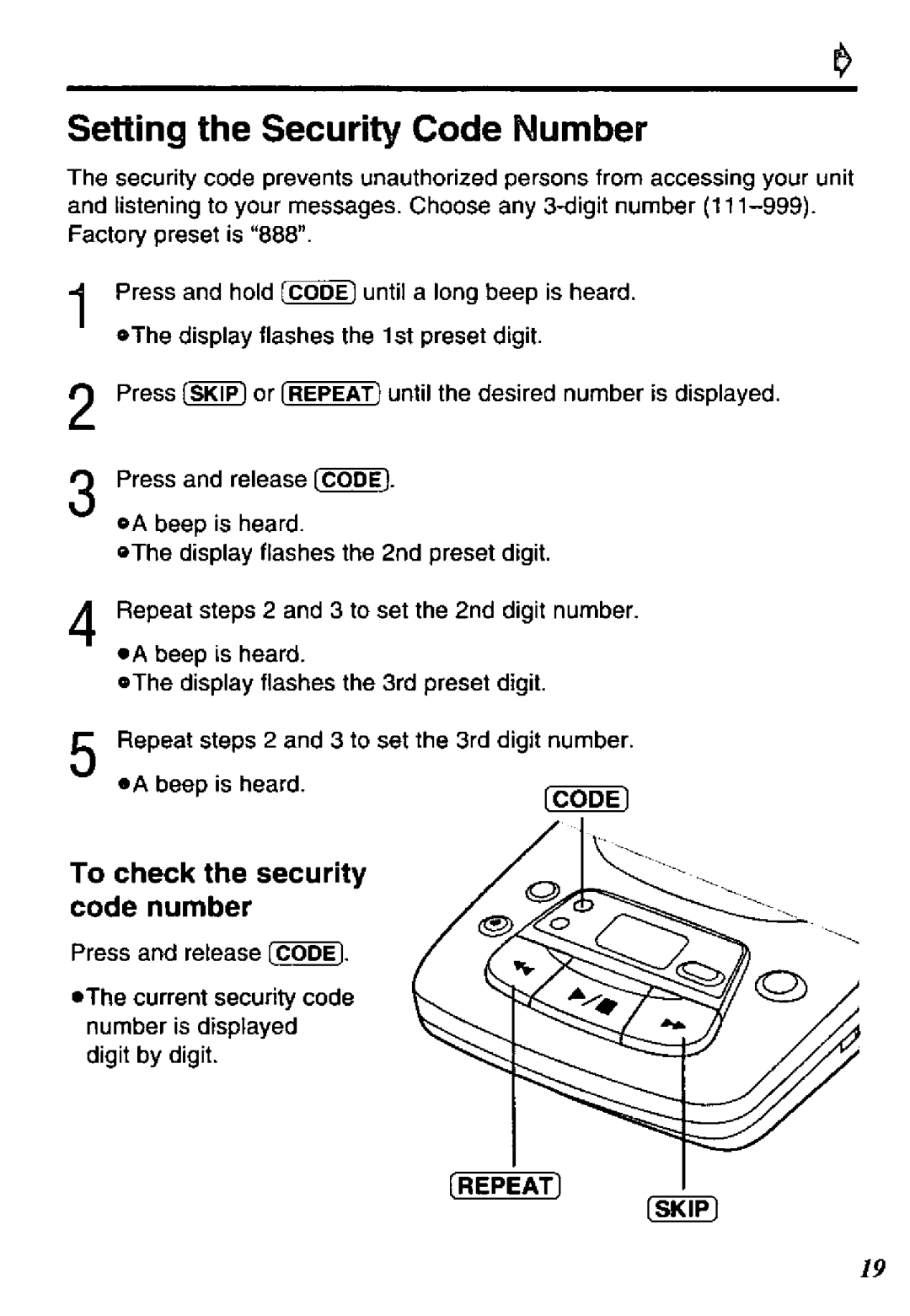 Panasonic KX-TM90-B manual 