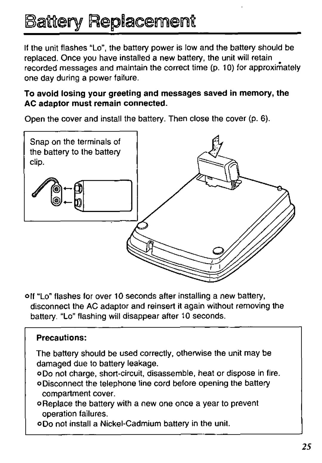 Panasonic KX-TM90-B manual 