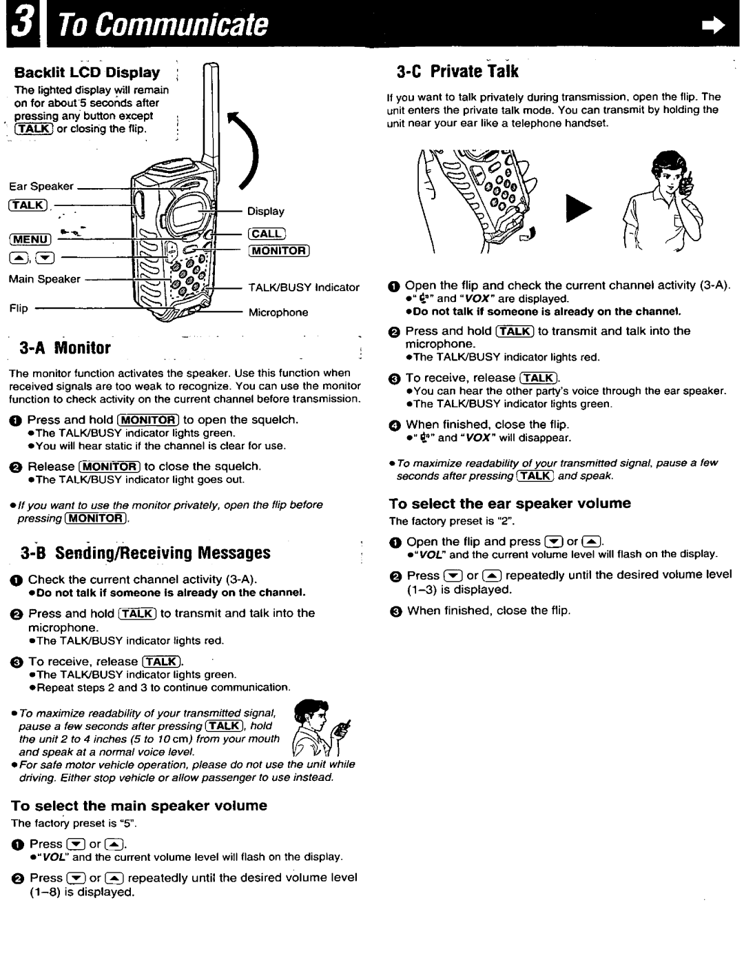 Panasonic KX-TR320F, KX-TR320B, KX-TR325S, KX-TR320S manual 