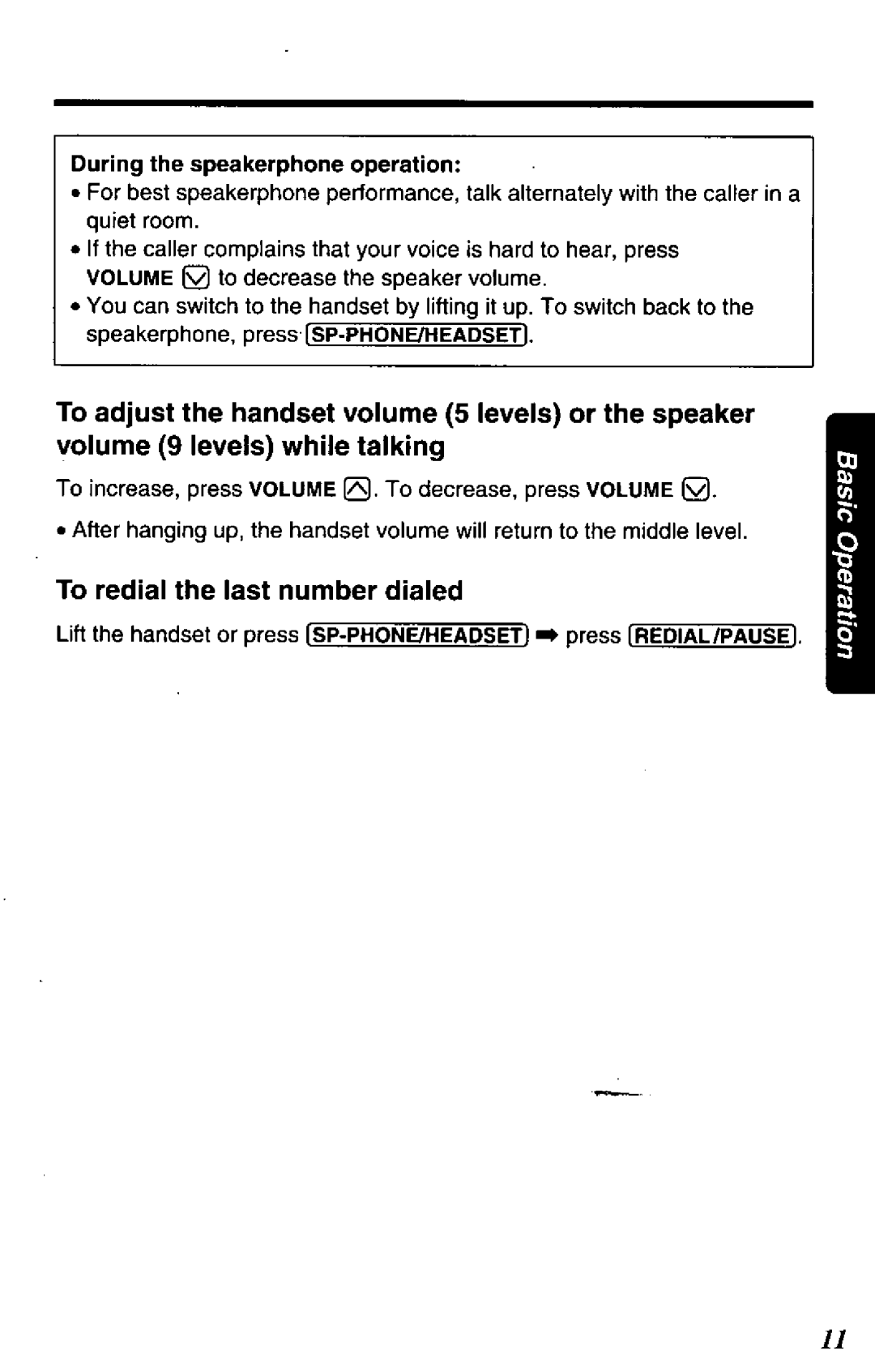 Panasonic KX-TS15-W manual 