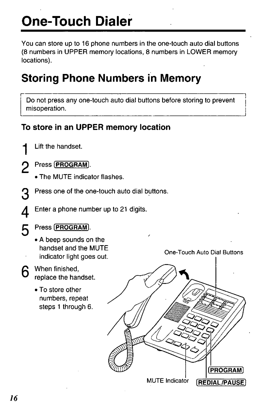 Panasonic KX-TS15-W manual 