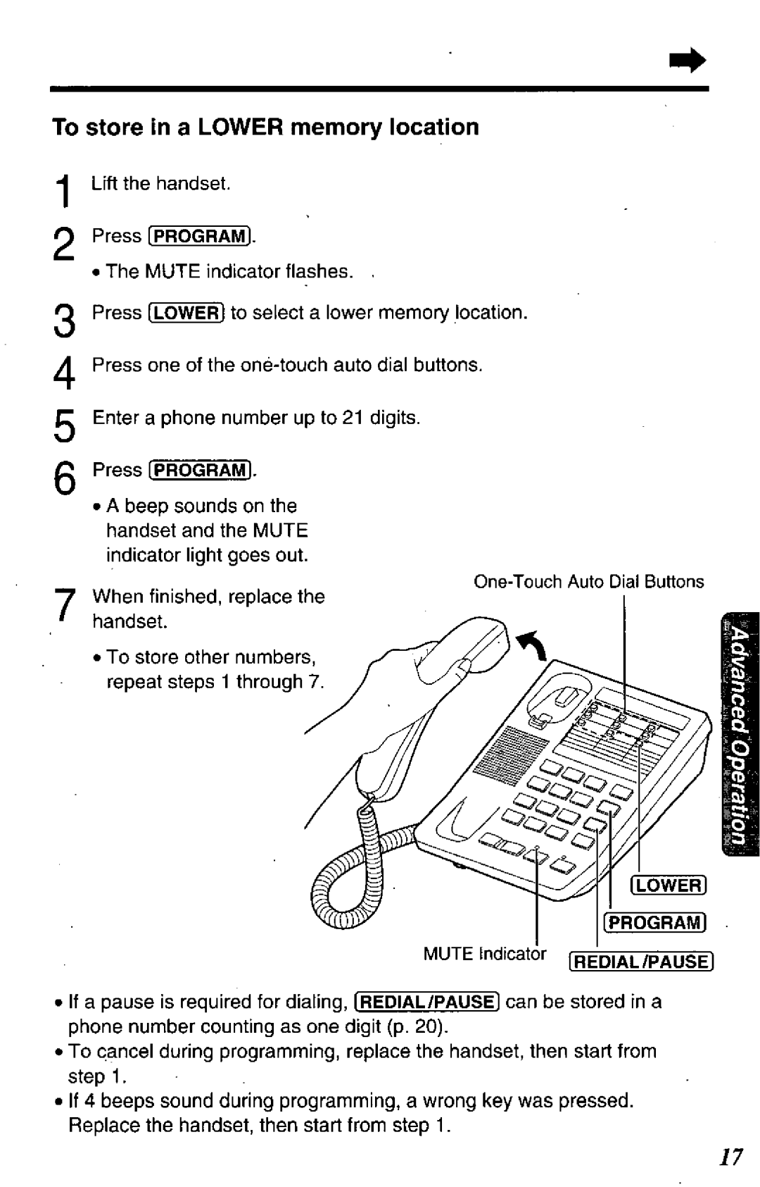 Panasonic KX-TS15-W manual 