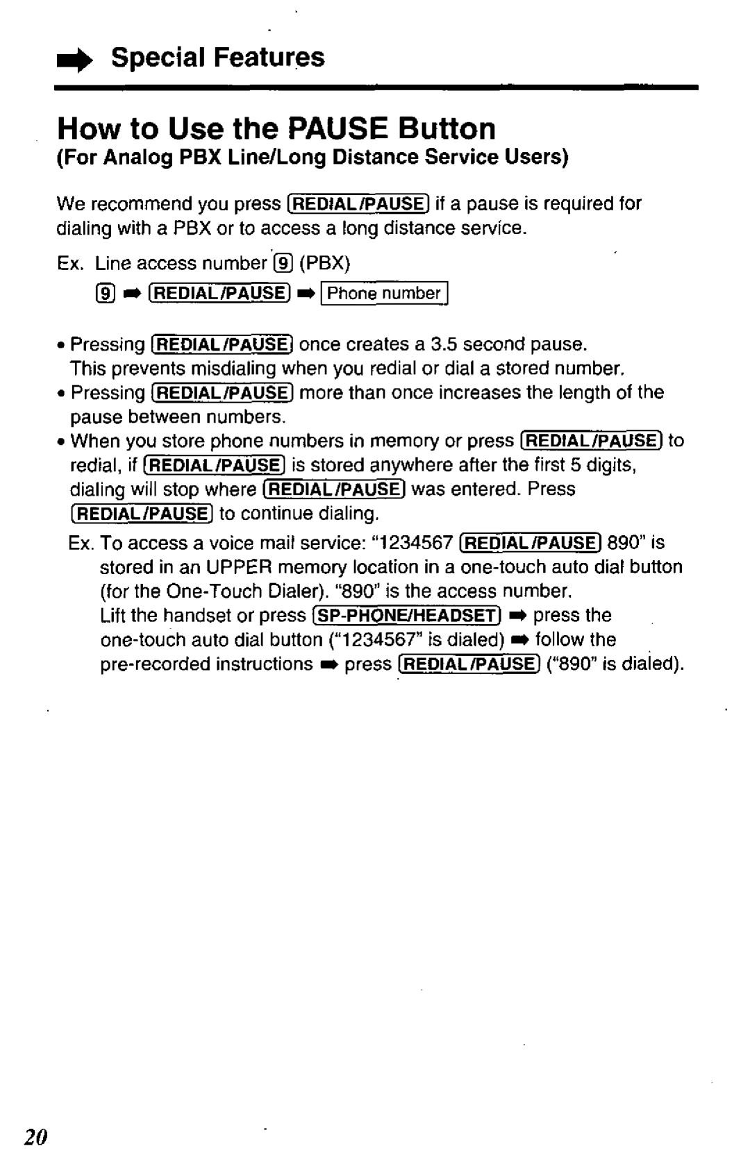 Panasonic KX-TS15-W manual 