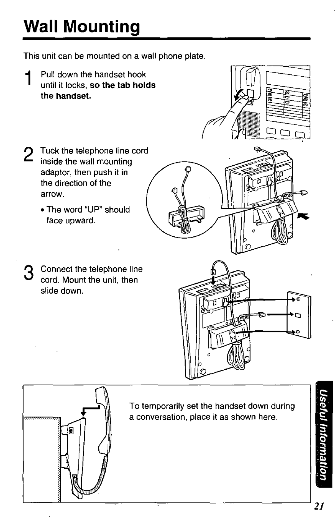 Panasonic KX-TS15-W manual 