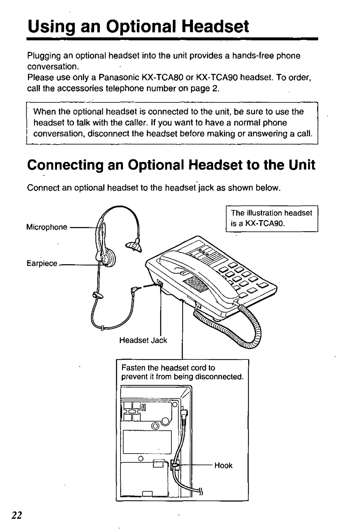 Panasonic KX-TS15-W manual 