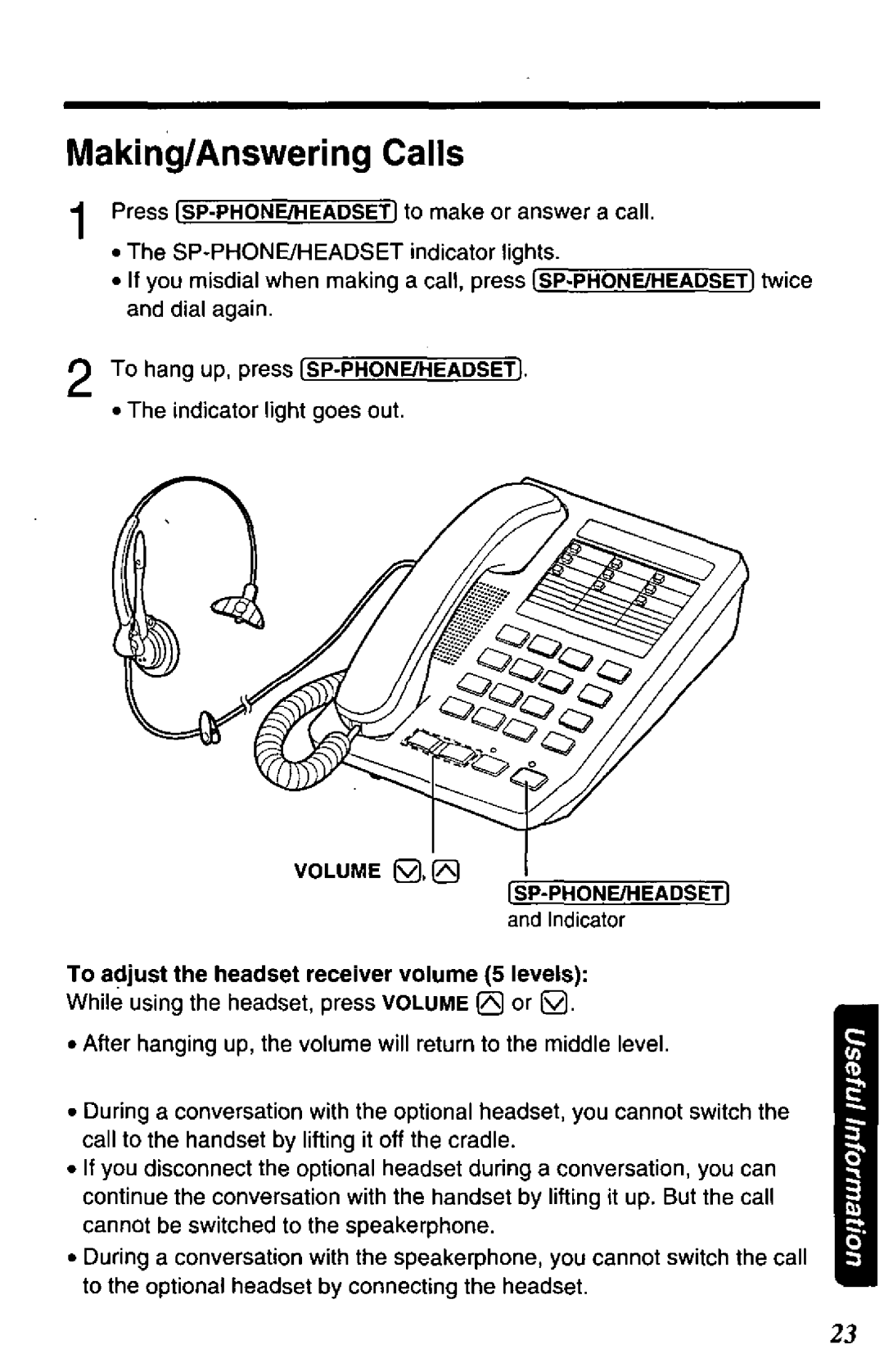 Panasonic KX-TS15-W manual 