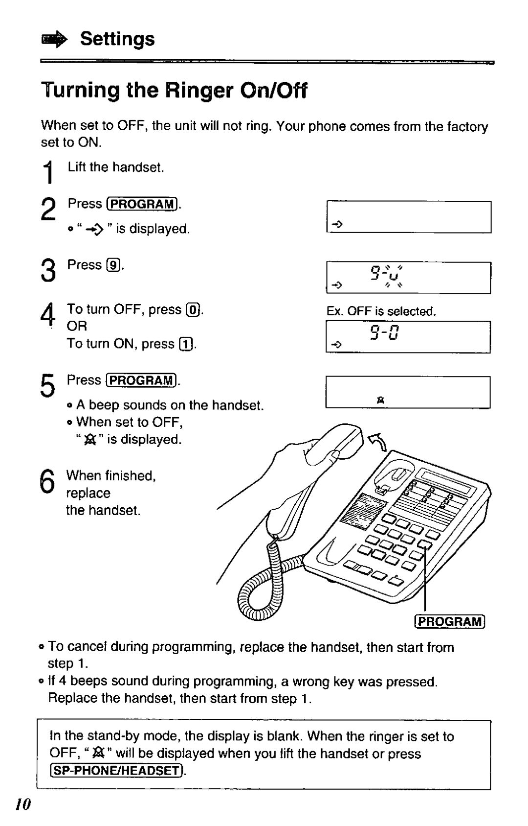 Panasonic KX-TS17-W manual 